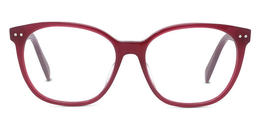 Celine® CL50099I CEL CL50099I 069 55 - Shiny Milky Burgundy Eyeglasses