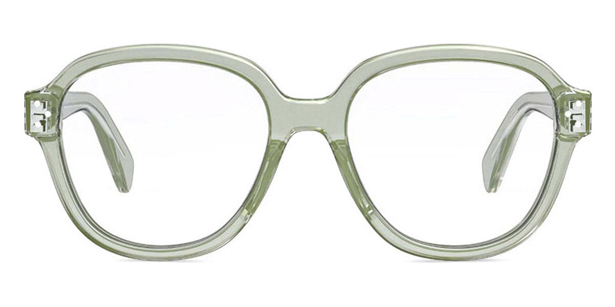 Celine® CL50107I CEL CL50107I 093 54 - Shiny Green Eyeglasses