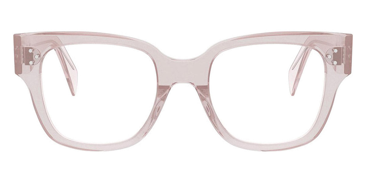 Celine® CL50110U CEL CL50110U 072 52 - Shiny Light Pink / Lenses Clear Organic Eyeglasses