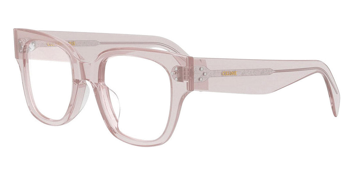 Celine® CL50110U CEL CL50110U 072 52 - Shiny Light Pink / Lenses Clear Organic Eyeglasses