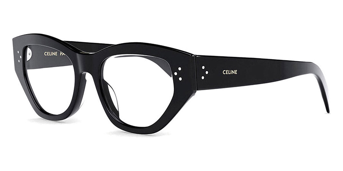 Celine® CL50111I CEL CL50111I 001 52 - Shiny Black Eyeglasses