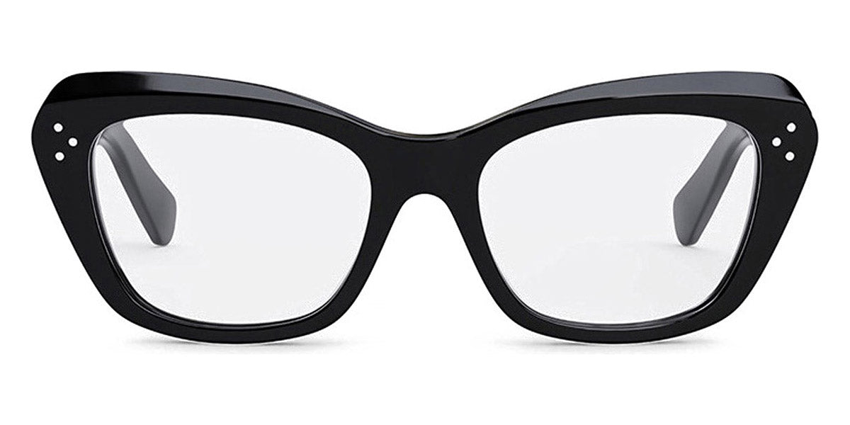 Celine® CL50112I CEL CL50112I 001 52 - Shiny Black Eyeglasses