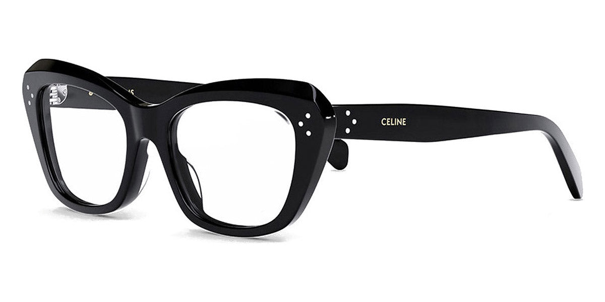 Celine® CL50112I CEL CL50112I 001 52 - Shiny Black Eyeglasses