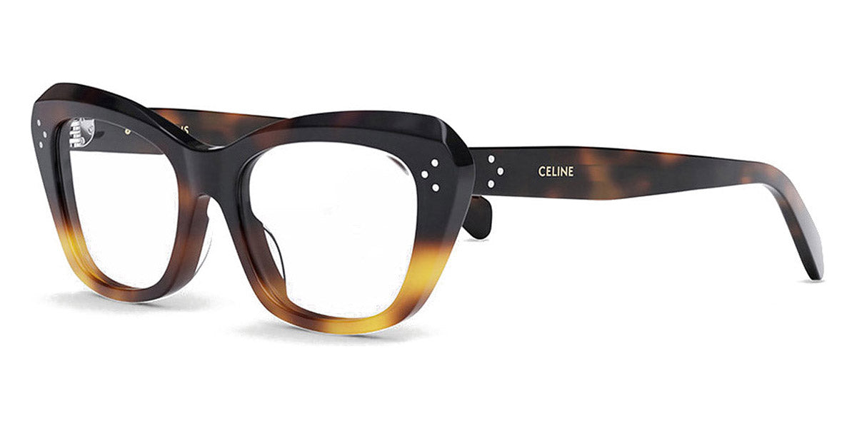 Celine® CL50112I CEL CL50112I 056 52 - Shiny Gradient Havana Eyeglasses