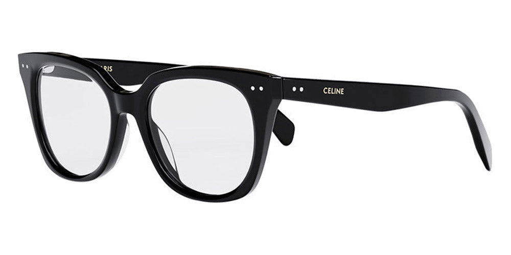 Celine® CL50116I CEL CL50116I 001 52 - Shiny Black Eyeglasses