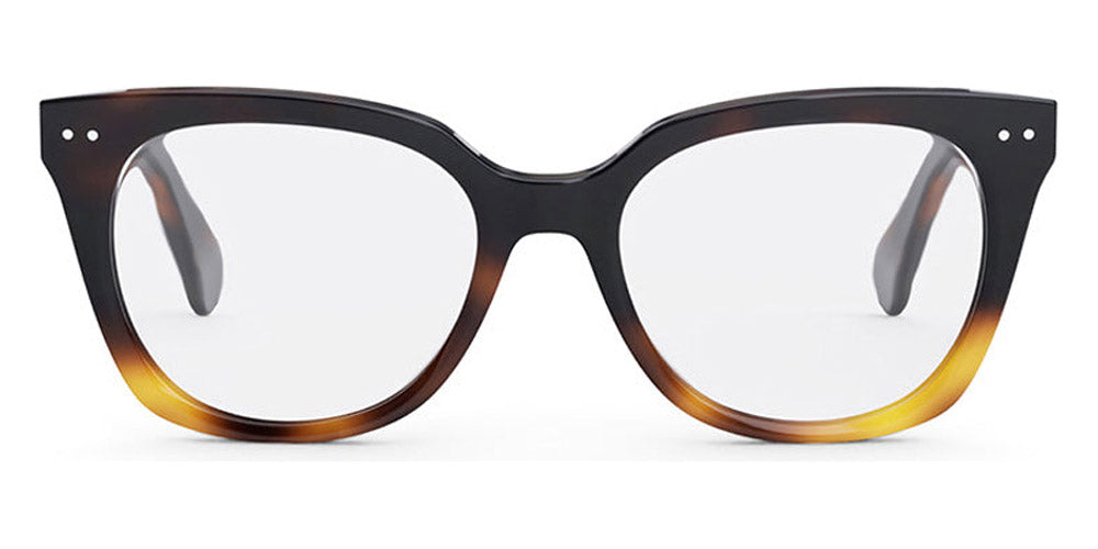 Celine® CL50116I CEL CL50116I 056 52 - Shiny Gradient Havana Eyeglasses