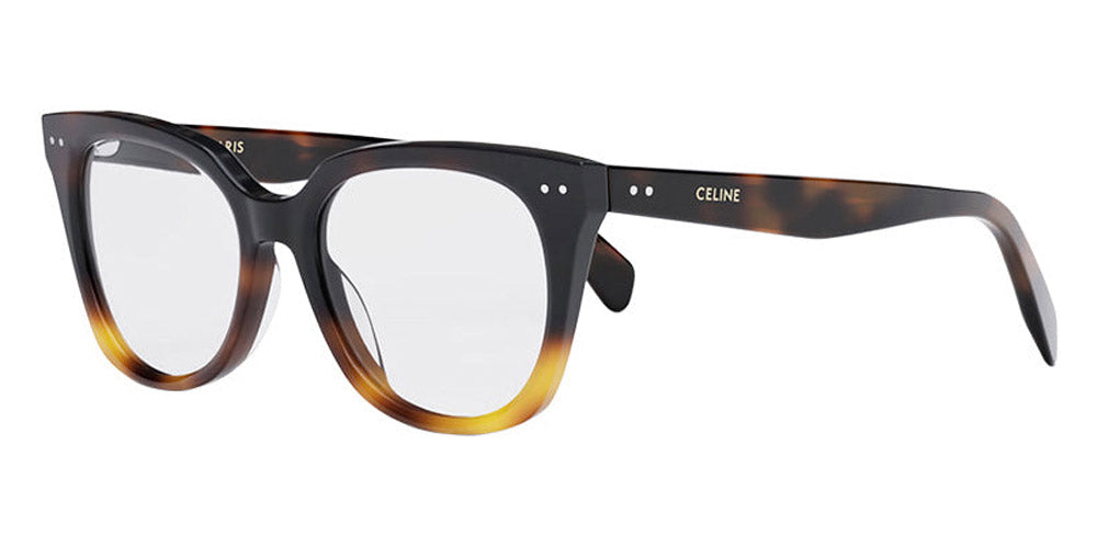 Celine® CL50116I CEL CL50116I 056 52 - Shiny Gradient Havana Eyeglasses