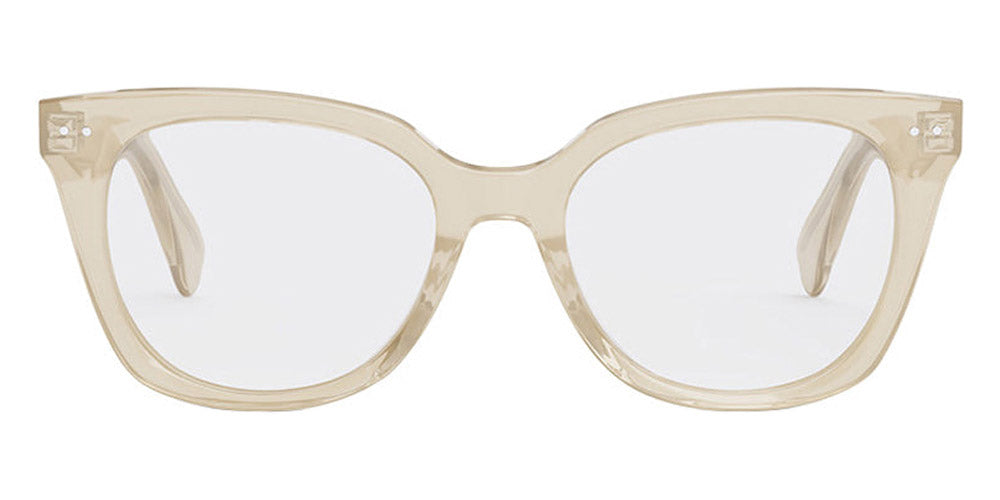 Celine® CL50116I CEL CL50116I 057 52 - Shiny Transparent Beige Eyeglasses