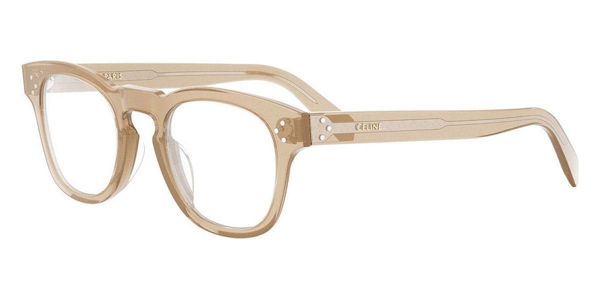 Celine® CL50118I CEL CL50118I 045 48 - Shiny Opaline Pink / Lenses Clear Organic Eyeglasses