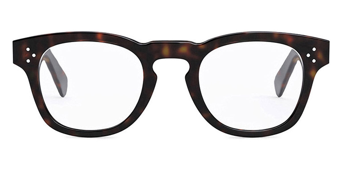 Celine® CL50118I CEL CL50118I 052 48 - Shiny Dark Havana / Lenses Clear Organic Eyeglasses