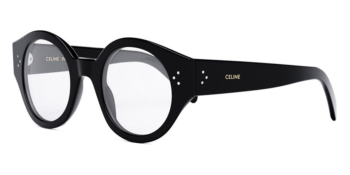 Celine® CL50123I CEL CL50123I 001 48 - Shiny Black Eyeglasses