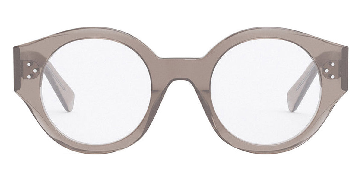 Celine® CL50123I CEL CL50123I 047 48 - Shiny Transparent Taupe Eyeglasses