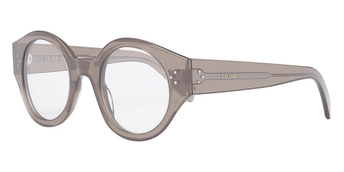 Celine® CL50123I CEL CL50123I 047 48 - Shiny Transparent Taupe Eyeglasses