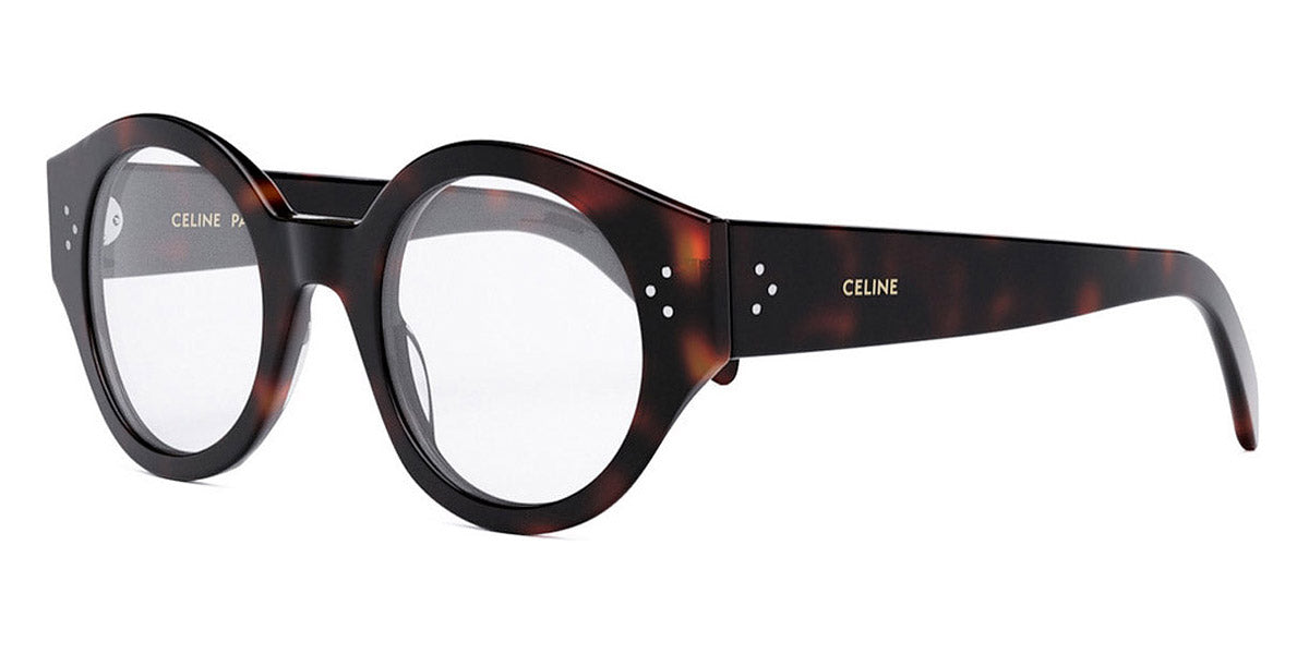 Celine® CL50123I CEL CL50123I 052 48 - Shiny Dark Havana Eyeglasses