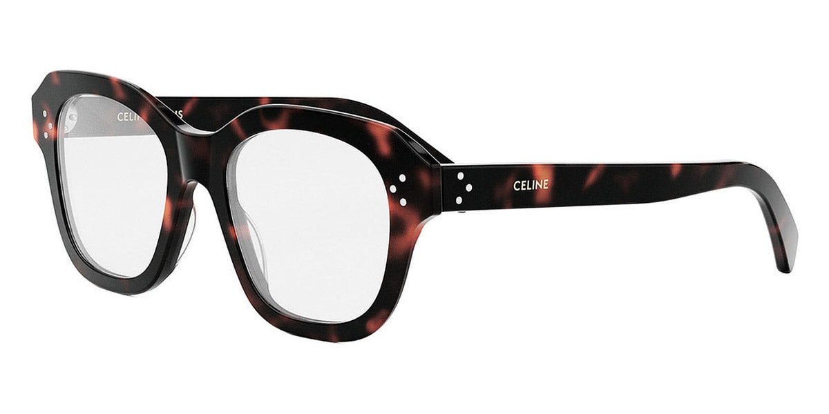 Celine® CL50124I CEL CL50124I 052 52 - Shiny Dark Havana Eyeglasses