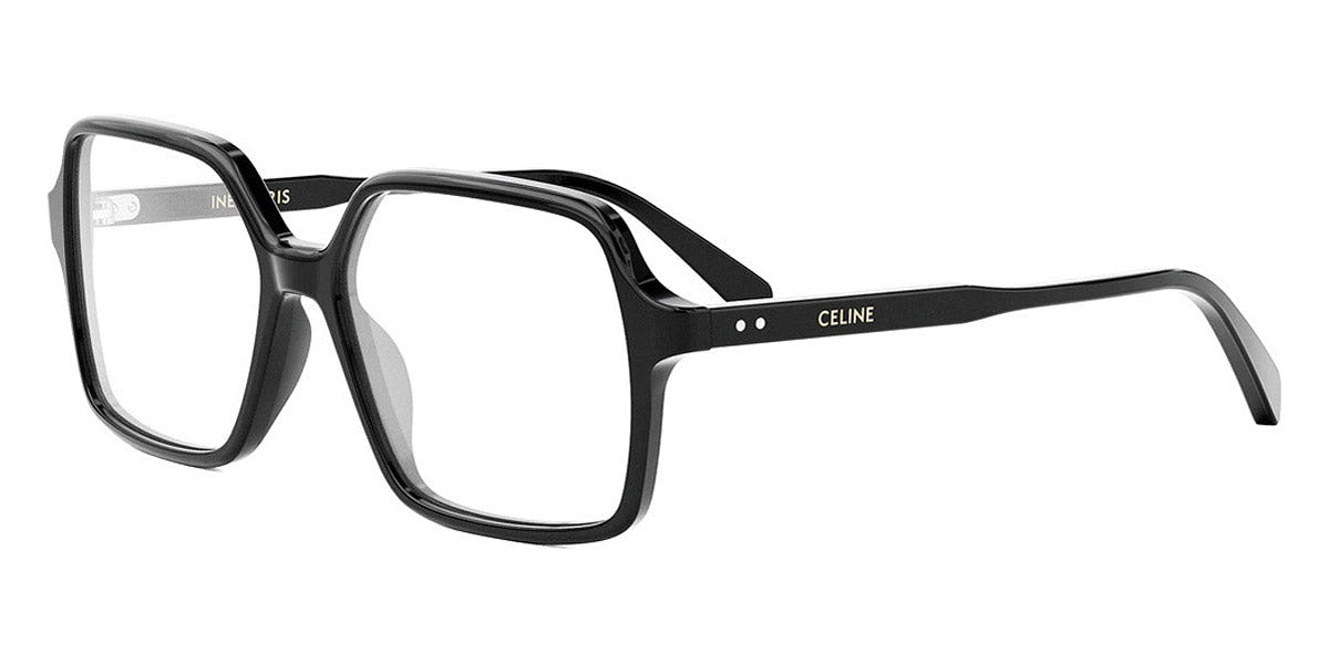 Celine® CL50126I CEL CL50126I 001 55 - Shiny Black Eyeglasses