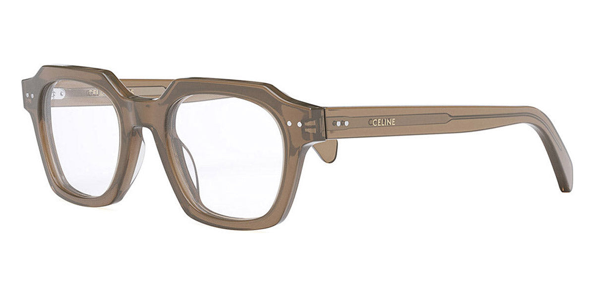 Celine® CL50128I CEL CL50128I 045 49 - Shiny Opaline Pink Eyeglasses