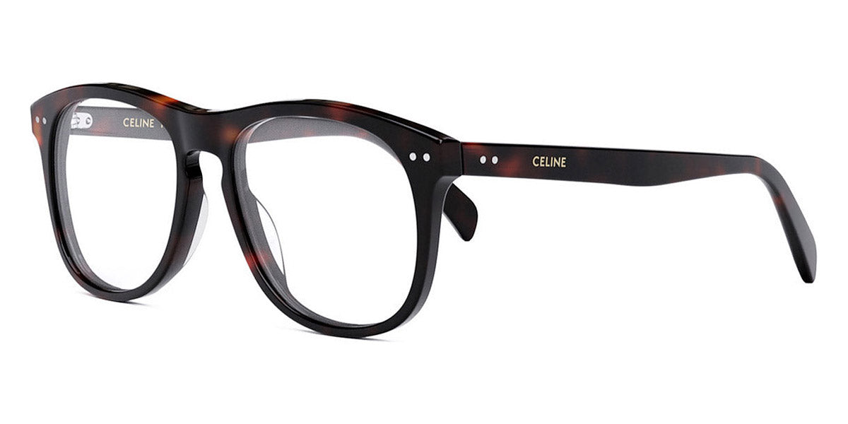 Celine® CL50130I CEL CL50130I 052 54 - Shiny Dark Havana Eyeglasses