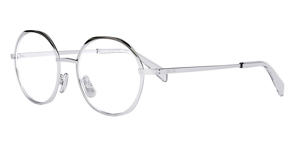 Celine® CL50133U CEL CL50133U 016 52 - Shiny Palladium Eyeglasses