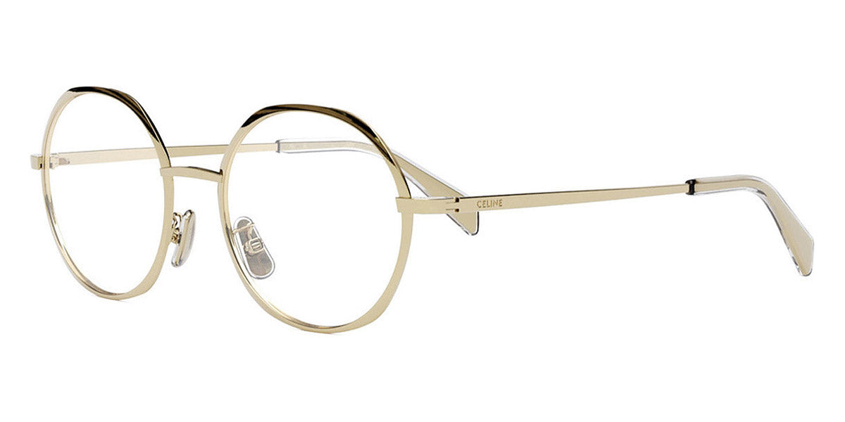 Celine® CL50133U CEL CL50133U 030 52 - Shiny Gold Eyeglasses