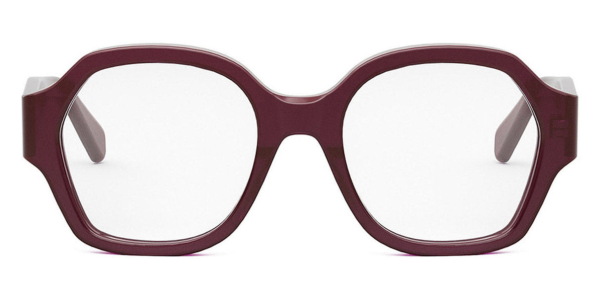 Celine® CL50134I CEL CL50134I 069 52 - Shiny Milky Bordeaux Eyeglasses