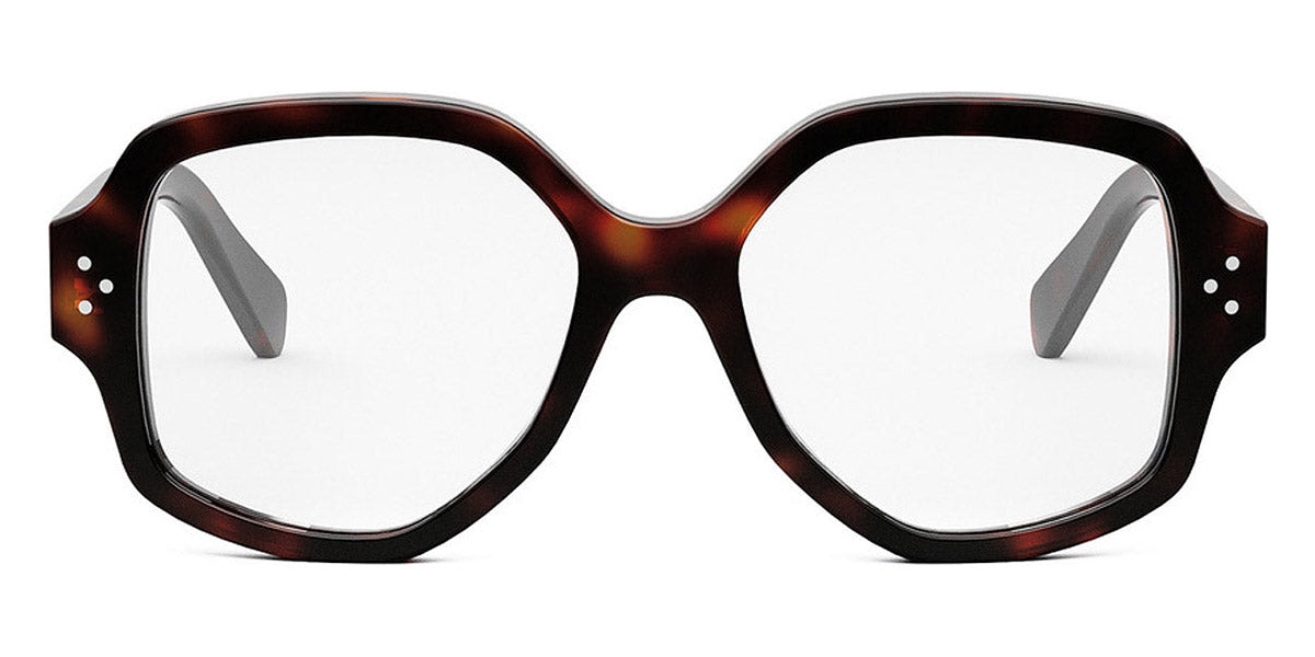 Celine® CL50135I CEL CL50135I 052 53 - Shiny Dark Havana Eyeglasses