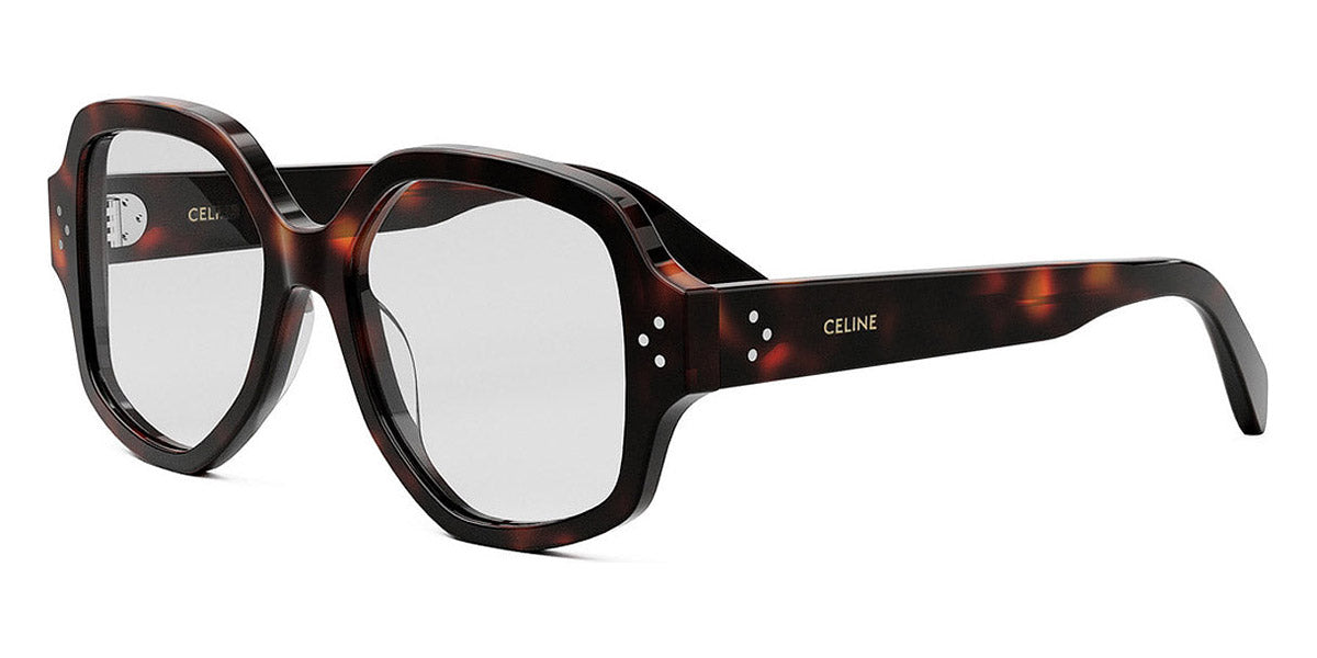 Celine® CL50135I CEL CL50135I 052 53 - Shiny Dark Havana Eyeglasses