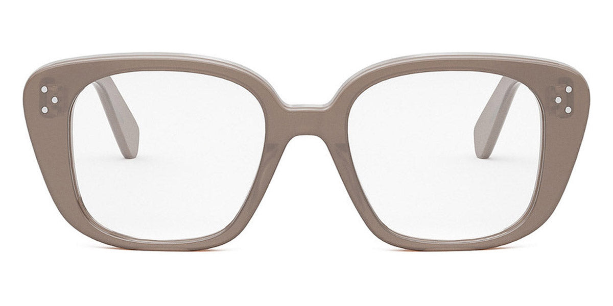 Celine® CL50136I CEL CL50136I 045 51 - Shiny Milky Hazelnut Eyeglasses