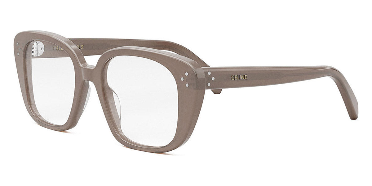 Celine® CL50136I CEL CL50136I 045 51 - Shiny Milky Hazelnut Eyeglasses