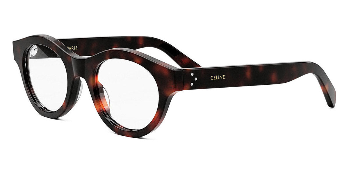 Celine® CL50138I CEL CL50138I 052 49 - Shiny Dark Havana Eyeglasses