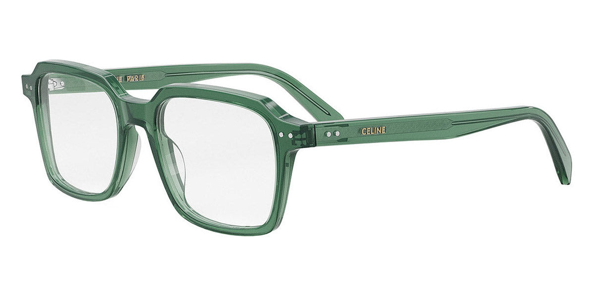 Celine® CL50139I CEL CL50139I 096 52 - Shiny Green Eyeglasses