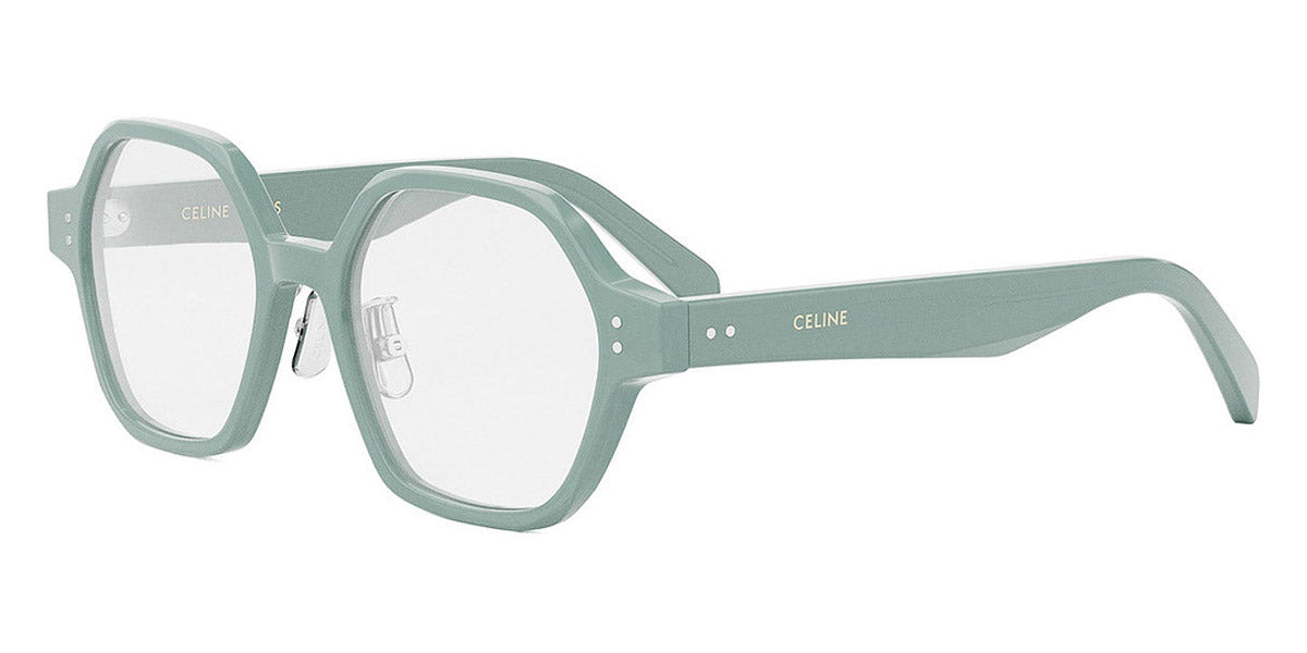 Celine® CL50142F CEL CL50142F 093 51 - Shiny Lime Transparent Eyeglasses