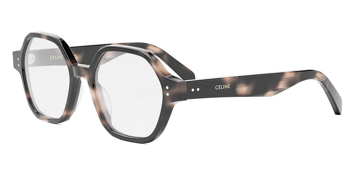 Celine® CL50142I CEL CL50142I 055 51 - Shiny Coloured Havana Eyeglasses