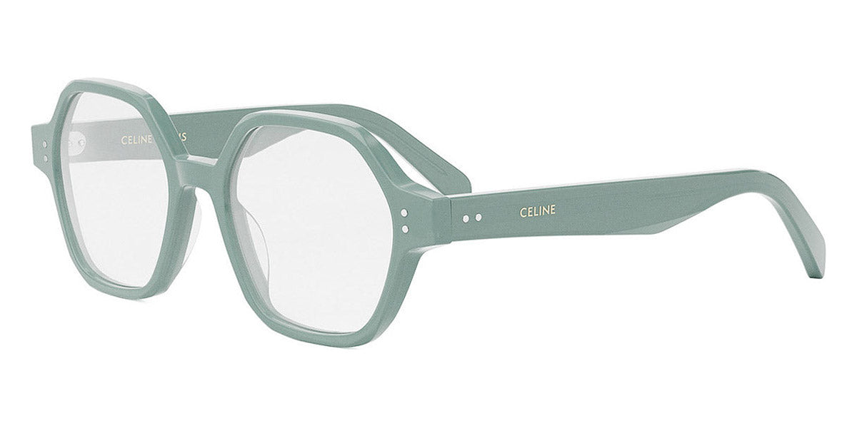 Celine® CL50142I CEL CL50142I 093 51 - Shiny Lime Transparent Eyeglasses