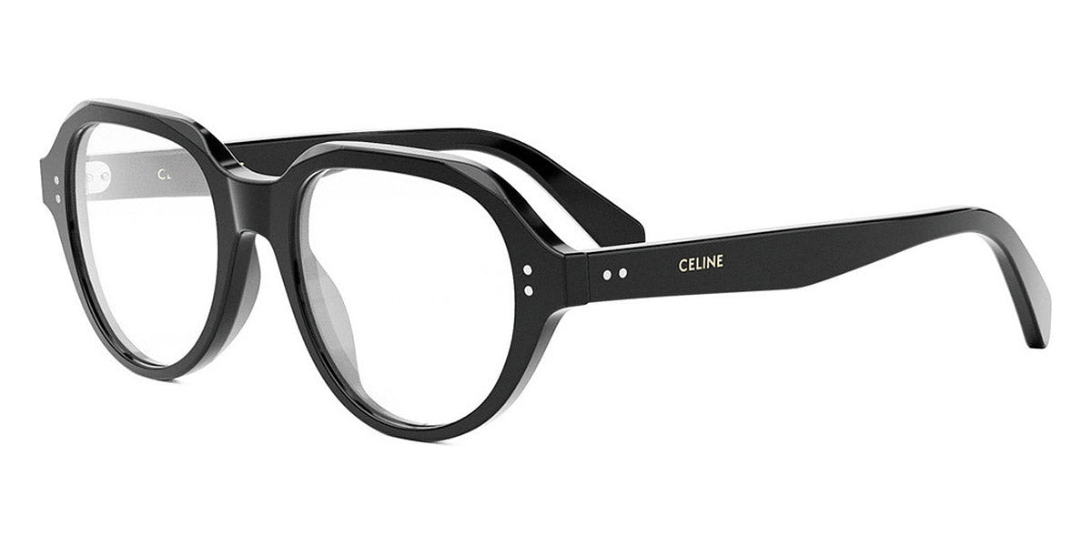 Celine® CL50145I CEL CL50145I 001 52 - Shiny Black Eyeglasses