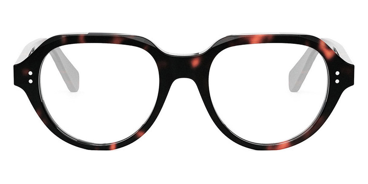 Celine® CL50145I CEL CL50145I 052 52 - Shiny Dark Havana Eyeglasses