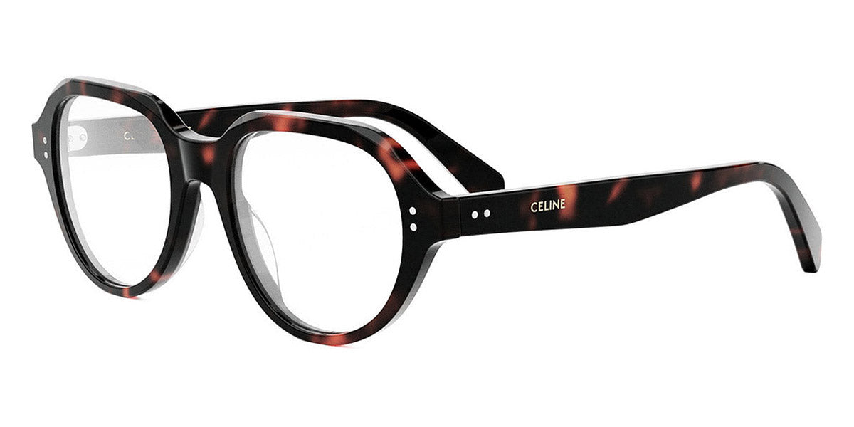 Celine® CL50145I CEL CL50145I 052 52 - Shiny Dark Havana Eyeglasses