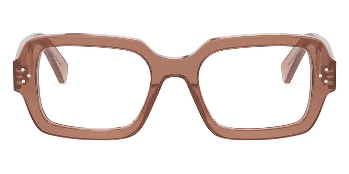 Celine® CL50147I CEL CL50147I 047 51 - Shiny Beige Sand Transparent Eyeglasses