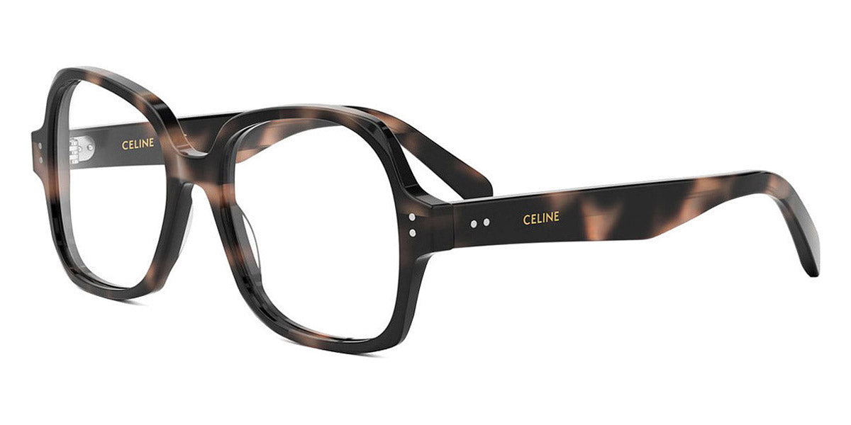 Celine® CL50148I CEL CL50148I 055 53 - Shiny Coloured Havana Eyeglasses