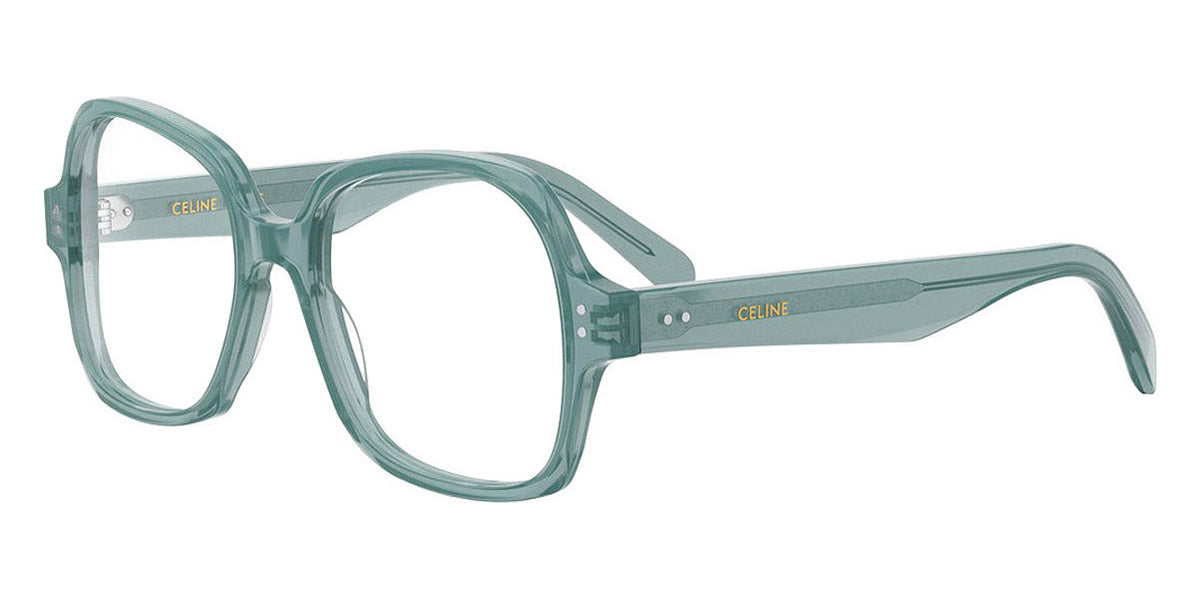 Celine® CL50148I CEL CL50148I 093 53 - Shiny Lime Transparent Eyeglasses