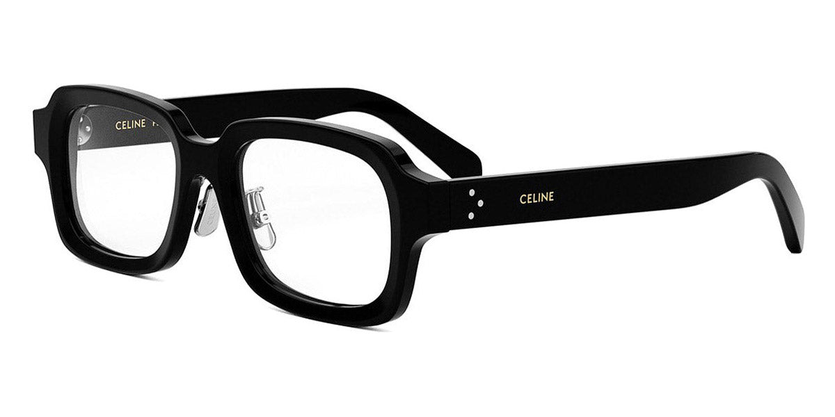 Celine® CL50153F CEL CL50153F 001 52 - 001 Shiny Black Eyeglasses