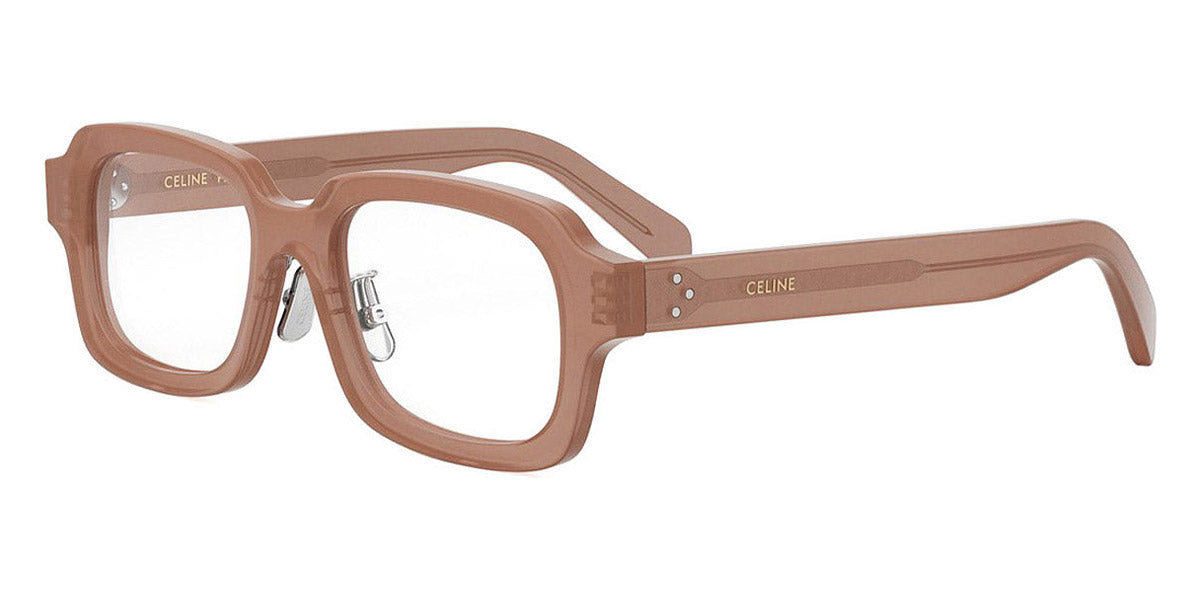 Celine® CL50153F CEL CL50153F 045 52 - 045 Shiny Opaline Pink Eyeglasses