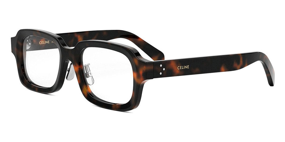 Celine® CL50153F CEL CL50153F 052 52 - 052 Shiny Dark Havana Eyeglasses