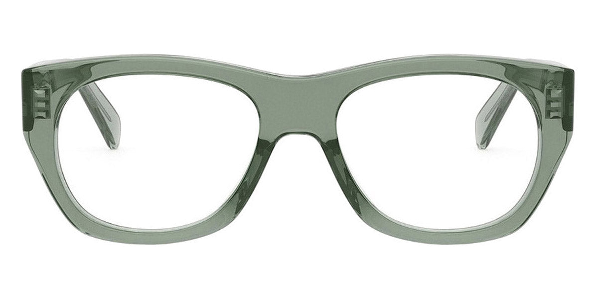 Celine® CL50154U CEL CL50154U 096 55 - 096 Shiny Green Eyeglasses