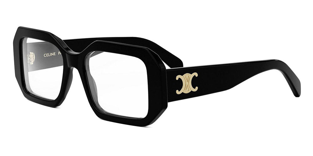 Celine® Cl50155I CEL CL50155I 001 53 - 001 Shiny Black Eyeglasses