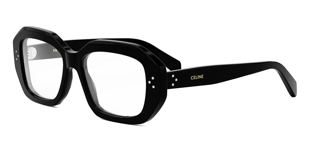 Celine® Cl50156I CEL CL50156I 001 54 - 001 Shiny Black Eyeglasses