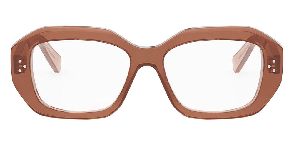 Celine® Cl50156I CEL CL50156I 04B 54 - 04B Shiny Brown Eyeglasses