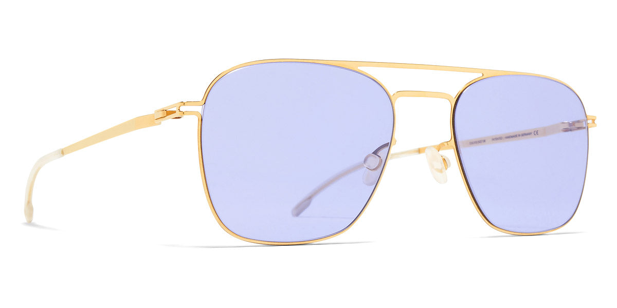 Mykita® CLAAS MYK CLAAS Glossy Gold / Jelly Purple Solid 50 - Glossy Gold / Jelly Purple Solid Sunglasses