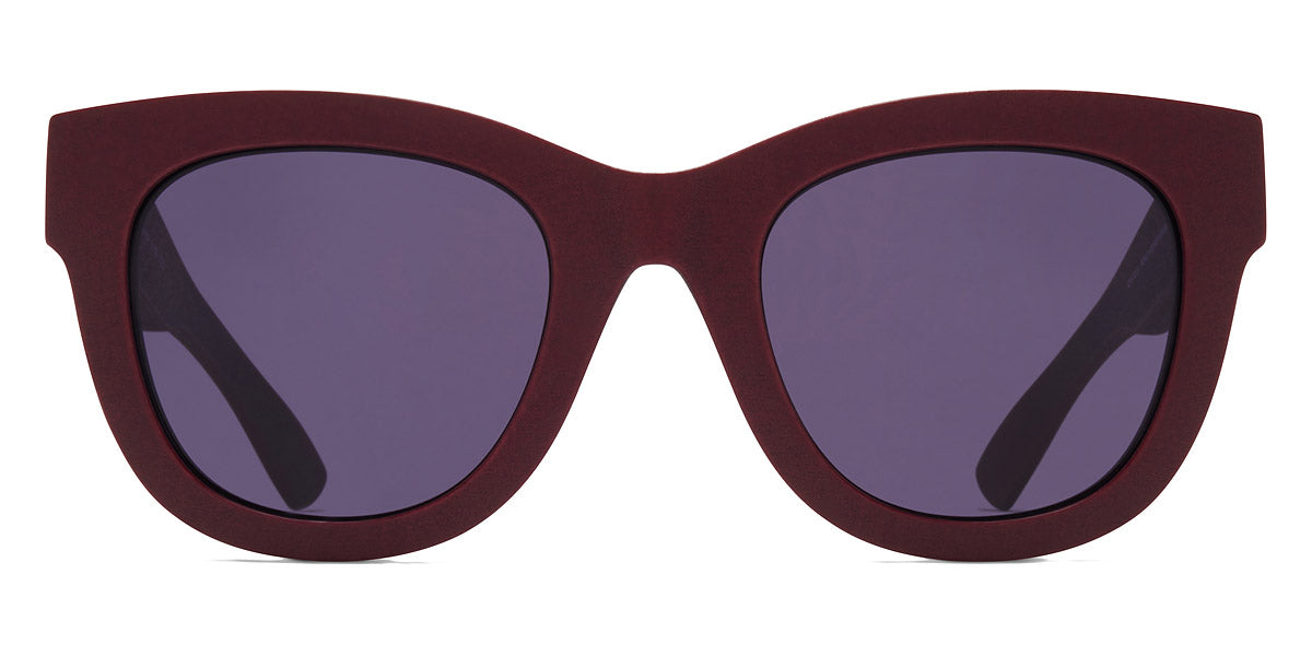 Mykita® DEW MYK DEW MD38 Burgundy / Cool Grey Solid 50 - MD38 Burgundy / Cool Grey Solid Sunglasses