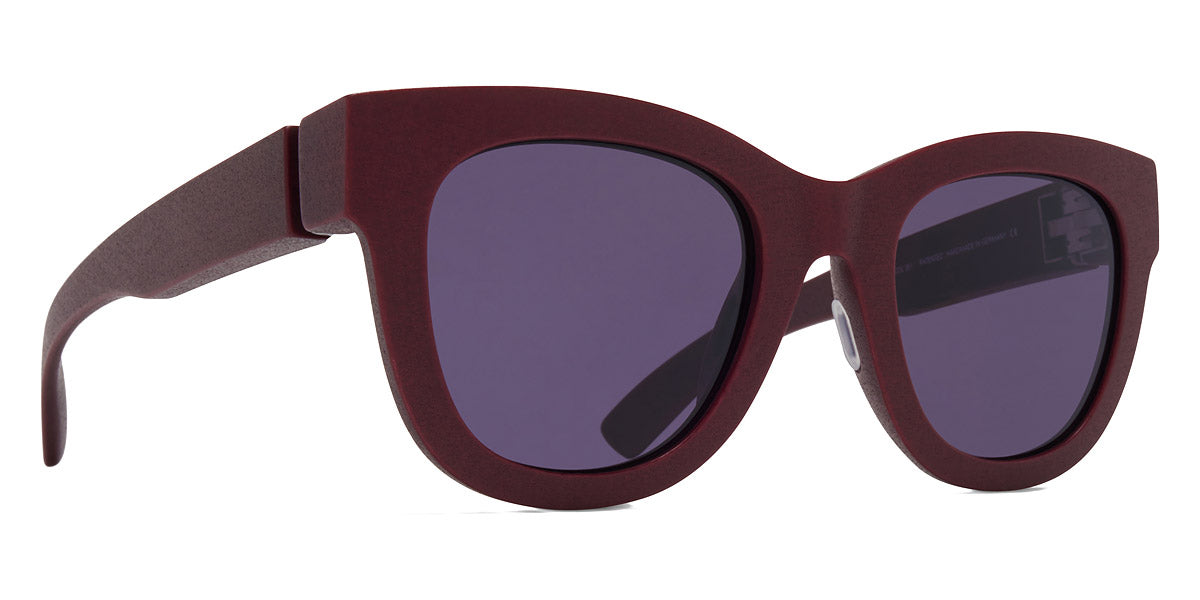 Mykita® DEW MYK DEW MD38 Burgundy / Cool Grey Solid 50 - MD38 Burgundy / Cool Grey Solid Sunglasses